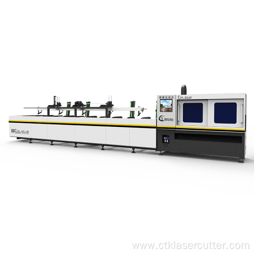 Laser cutting machine for small round pipe